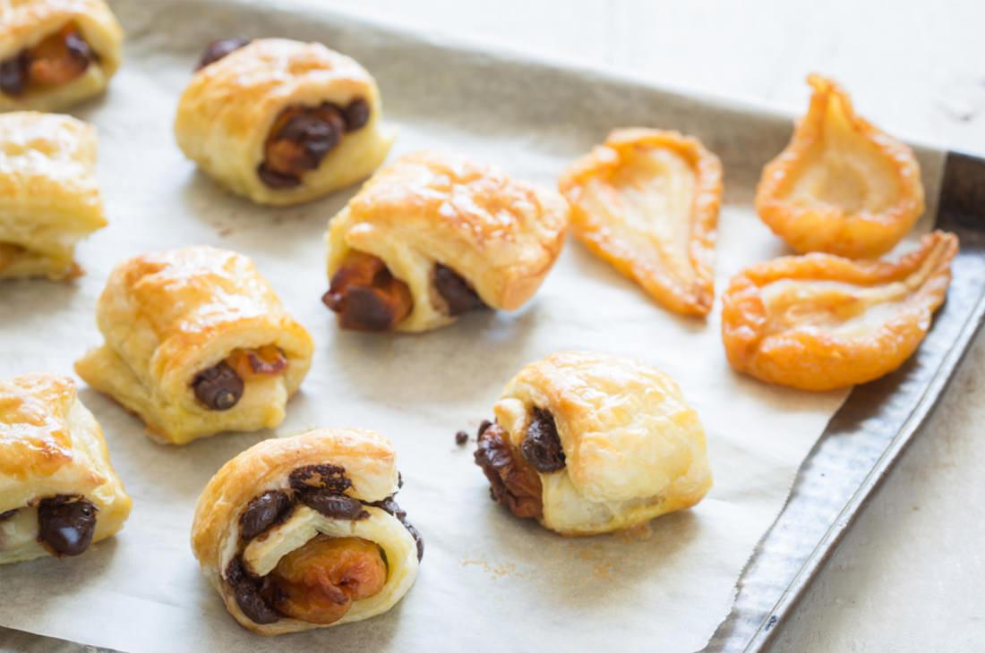 Chocolate & Pear Puffs Chocolate & Pear Puffs